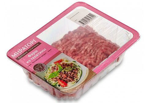 Фарш из телятины охлажденный, 400г