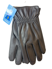 Yongsheng.Эко кожа. Подклад плюш-флис.Перчатки.Мужские.10 шт в упаковке.