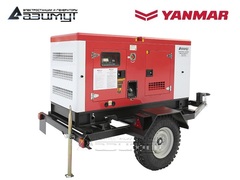 Дизельный генератор Азимут ЭД-30-Т400-РКЯ2 Yanmar на шасси в кожухе с автозапуском