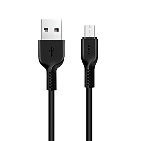 Кабель USB - Micro-USB 2,4А HOCO X20 1м (100 см) (Черный)