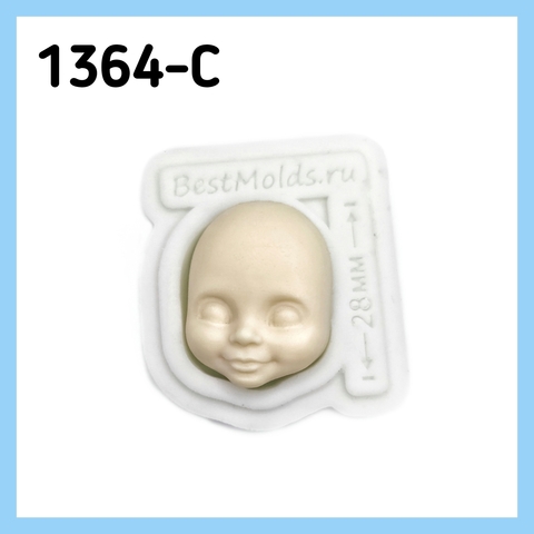 1364-С Молд силиконовый для изготовления куклы 