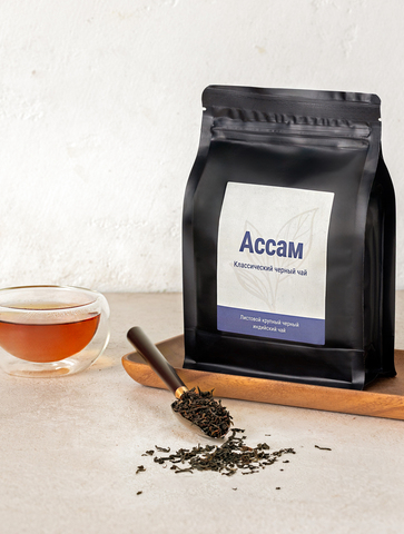 Чай черный - Ассам крупнолистовой стандарт - TGFOP пакет 200 гр