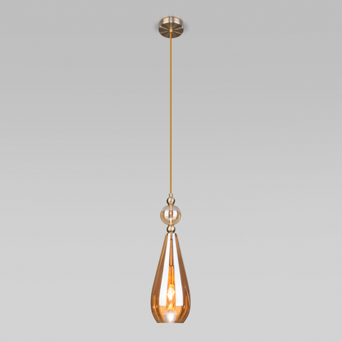 Подвесной светильник 50202/1 янтарный