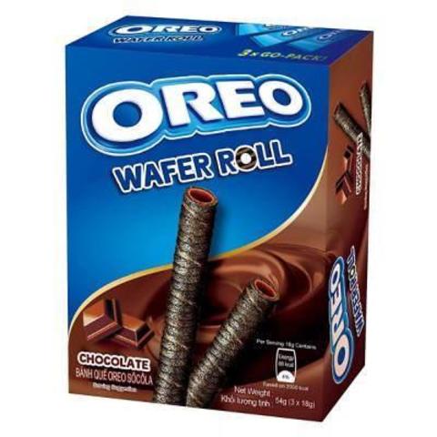 Oreo Wafer Roll Chocolate Орео трубочки шоколадные 54 гр