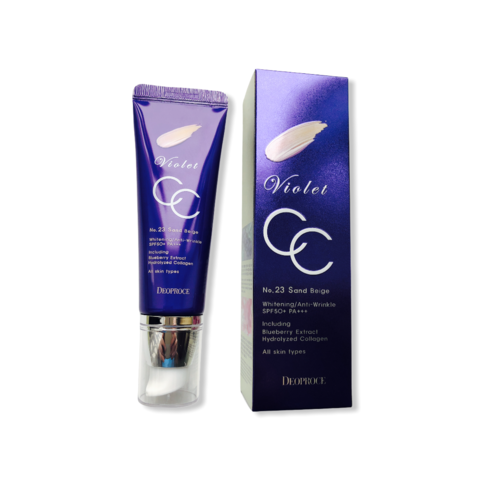 DEOPROCE violet CC сream SPF50 №23 50ml