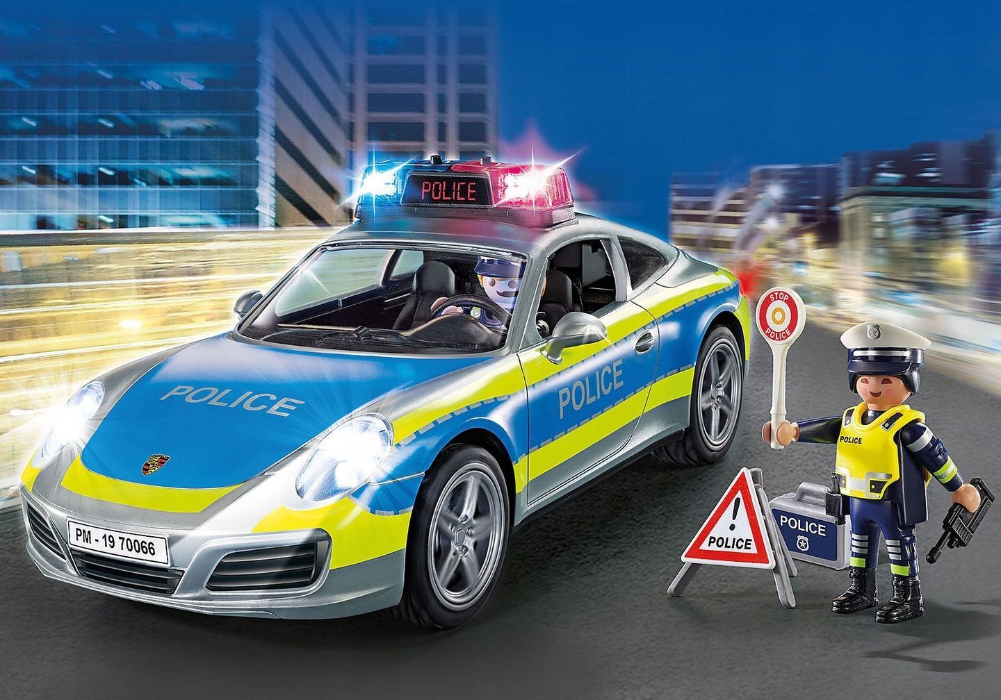 Конструктор Playmobil City Action - Полицейская машина Porsche 911 Carrera  4S Police - Плеймобиль 70066 купить в Москве | Доставка по России.