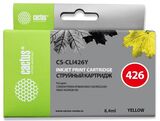 Картридж струйный Cactus CS-CLI426Y CLI-426Y желтый (9мл) для Canon Pixma MG5140, 5240, 6140, 8140, MX884