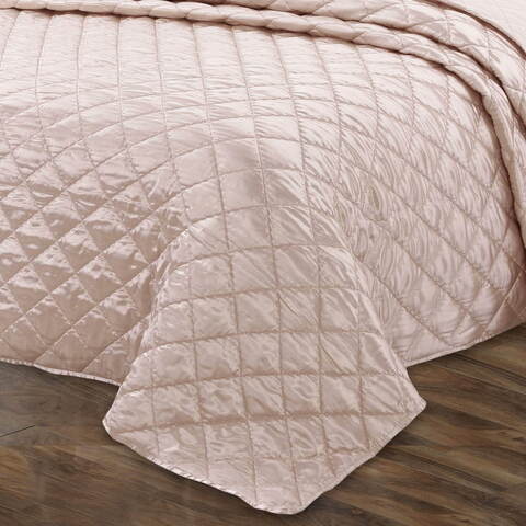 Покрывало 240x260 и 2 наволочки 50х70 Sofi De MarkO Паола светло-розовое