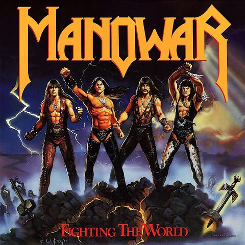 Виниловая пластинка. Manowar – Fighting The World (Red Vinyl)