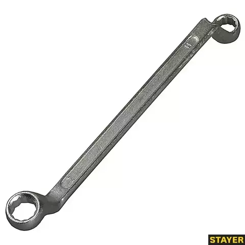 STAYER 21 x 23 мм, изогнутый накидной гаечный ключ (27135-21-23)