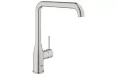 GROHE Essence 30505DC0 Смеситель для кухонной мойки с поворотным изливом, суперсталь фото