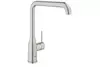 GROHE Essence 30505DC0 Смеситель для кухонной мойки с поворотным изливом, суперсталь