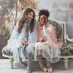 Накидка розовая со звездочками