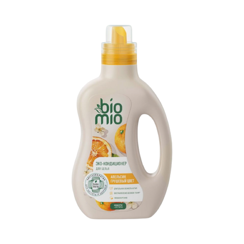 Кондиционер для белья Апельсин-Грушевый цвет Bio Mio 800мл