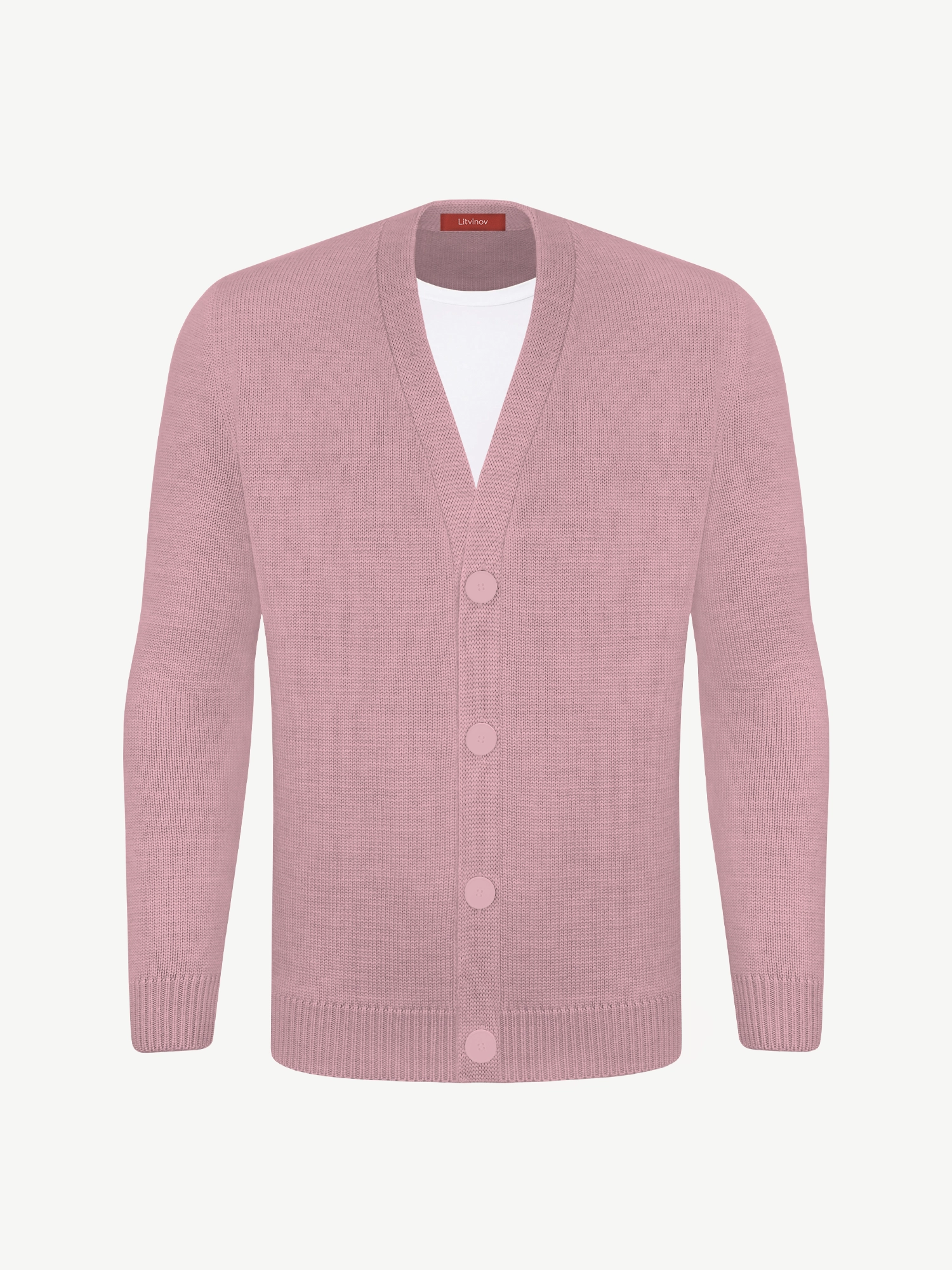 Кардиган с пуговицами из мягкой шерсти