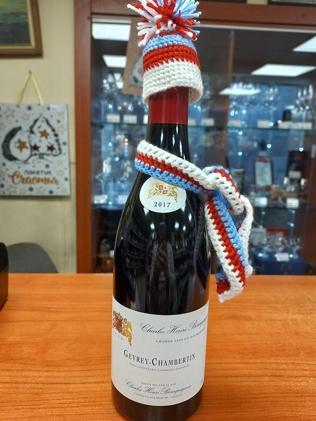 Вино Шарль Анри Бургиньон Жевре Шамбертен сухое красное з.н.м.п регион Бургундия 0,75л