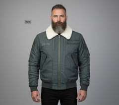 Бомбер/зима темно-оливковый Yakuza Premium 3965