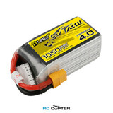 АКБ Gens Ace Tattu R-Line 1050mAh 22.2V 130C 6S Version 4.0 Lipo Battery Pack with XT60 Plug