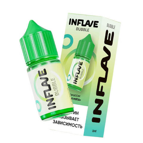 Жидкость INFLAVE Bubble Mint Salt 2% 30 ml - Черная мята