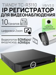 10-канальный IP Видеорегистратор Tiandy TC-R3110 I/B/V3.0