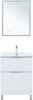 Aquanet 344132 Тумба Алвита new 60 напольная 2 ящ. цв. белый матовый (344132)