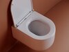 Ceramica Nova Ulma CN4006 Подвесной унитаз c ультра тонким сидением и крышкой с функцией плавного закрытия, цвет: белый
