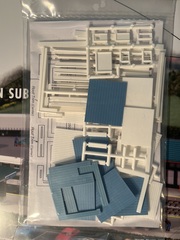 Малое локомотивное депо (склейка) N 1:160