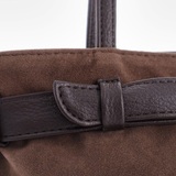 Сумка Саломея 216 эко-замша шоколад