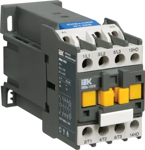 Контактор КМИп-11810 18А 24В/АС3 1NO IEK