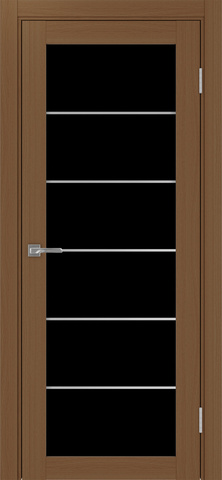 Турин_501АСС.2 молдинг алюм.хром.30 ЭКО-шпон Орех NL-LACчерный