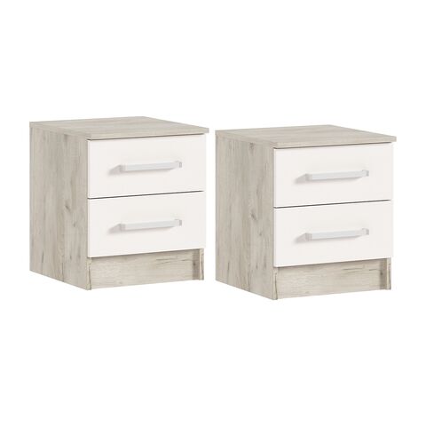 С/Г Мартина Тумбы прикроватные (компл) (Кашемир, Дуб Крафт серый)