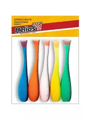 Набор рыбок поролоновых не оснащенных под офсет 10,5 см