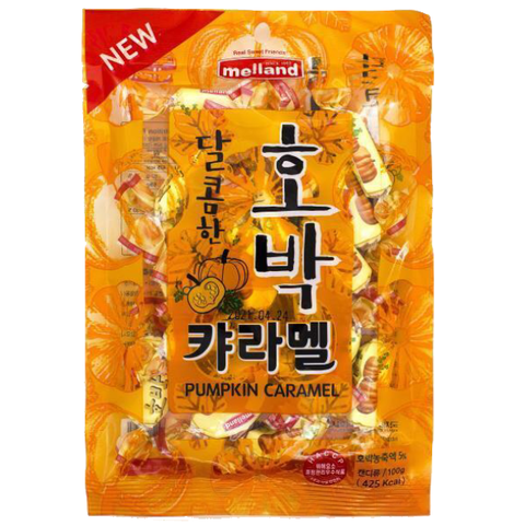 Карамель со вкусом тыквы Melland Pumpkin caramel candy, 100 гр