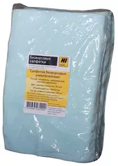 Салфетки Hi-Black безворсовые Stretch для сбора и удаления тонера 100шт/уп, цвет голубой