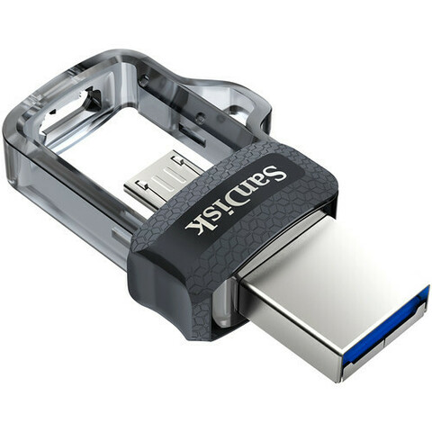 Флеш-накопитель SanDisk 256GB Ultra Dual Drive micro-USB to USB 3.0 Silver/Black