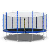 Батут DFC Trampoline Fitness с сеткой 16ft фото №1