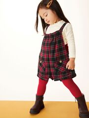 Колготки хлопковые для девочки Next 348-100, Красный