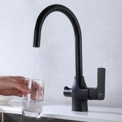 Смеситель для кухни, с подключением к фильтру питьевой воды Lemark URSUS - LM7261BL