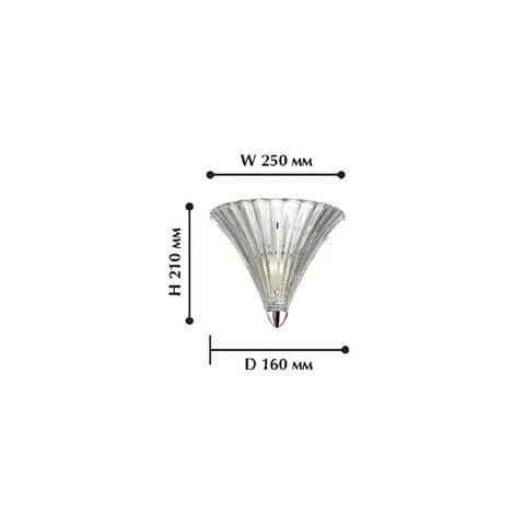 Настенный светильник Favourite Iris 1696-1W