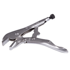 KING TONY (6031-05R) Зажим с фиксатором 140 мм, с прямыми губками