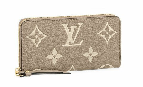 Кошелек женский Louis Vuitton Zippy коричневый/бежевый