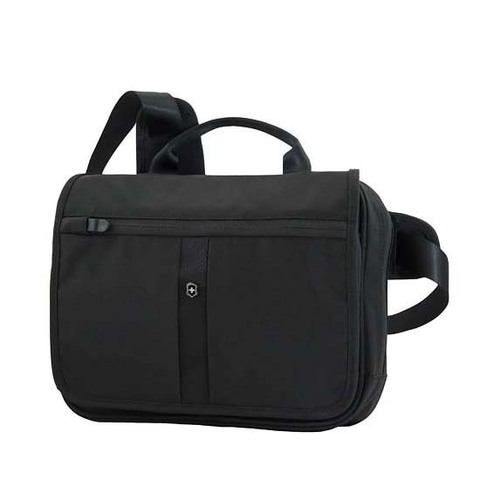 Сумка Victorinox Adventure Traveler Deluxe , черная, 28x8x23 см, 5 л