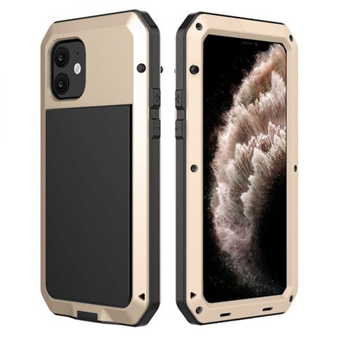 Чехол бронированный Taktik Extreme для iPhone 11 (Золотой)