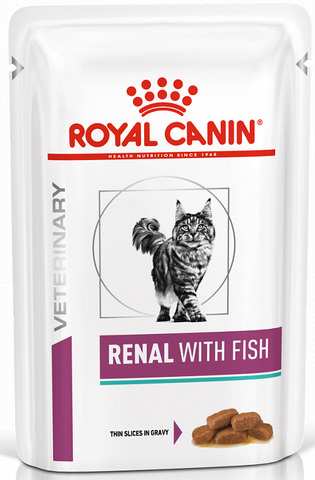 Royal Canin Renal , с тунцом 85 г (кусочки в соусе)