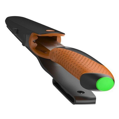 Нож Fiskars для тяжелых работ, черный/оранжевый (1023619)