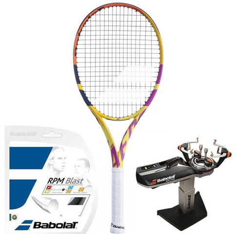 Ракетка теннисная Babolat Pure Aero Lite RAFA + струны + натяжка