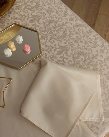 Скатерть круглая 160 Sofi De MarkO Бекки бежевая