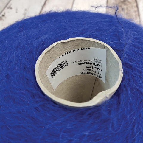 Смесовка с альпакой MILLEFILI AFF-HAIRGEO 900 синий васильковый