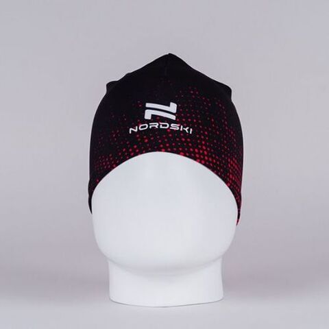 шапка NORDSKI Pro Black/Red NSV112190