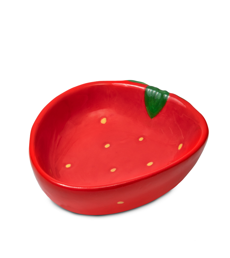 Миска керамическая для мелких животных "Клубника", 0,05л, Triol